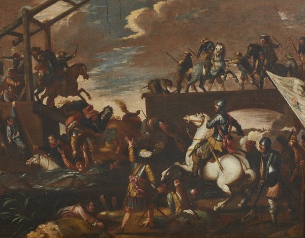 ARTISTA DEL XVII SECOLO : Scena di battaglia  - Asta Asta 387 | ARTE ANTICA E DEL XIX SECOLO - DAL RINASCIMENTO AL SIMBOLISMO: OPERE DA COLLEZIONI ITALIANE Tradizionale - Associazione Nazionale - Case d'Asta italiane