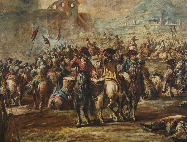 SIMONINI FRANCESCO (1686 - 1753) : Scena di battaglia  - Asta Asta 387 | ARTE ANTICA E DEL XIX SECOLO - DAL RINASCIMENTO AL SIMBOLISMO: OPERE DA COLLEZIONI ITALIANE Tradizionale - Associazione Nazionale - Case d'Asta italiane