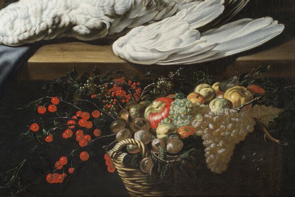 VAN UTRECHT ADRIAEN (1599 - 1652) : Ambito di. Scena di cucina con natura morta di cacciagione, frutta e ortaggi (Cristo nella casa di Marta e Maria)  - Asta Asta 387 | ARTE ANTICA E DEL XIX SECOLO - DAL RINASCIMENTO AL SIMBOLISMO: OPERE DA COLLEZIONI ITALIANE Tradizionale - Associazione Nazionale - Case d'Asta italiane