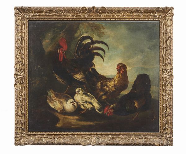 CRIVELLI DETTO IL CRIVELLONE ANGELO MARIA  (1650 - 1730) : Coppia di dipinti raffiguranti volatili  - Asta Asta 387 | ARTE ANTICA E DEL XIX SECOLO - DAL RINASCIMENTO AL SIMBOLISMO: OPERE DA COLLEZIONI ITALIANE Tradizionale - Associazione Nazionale - Case d'Asta italiane