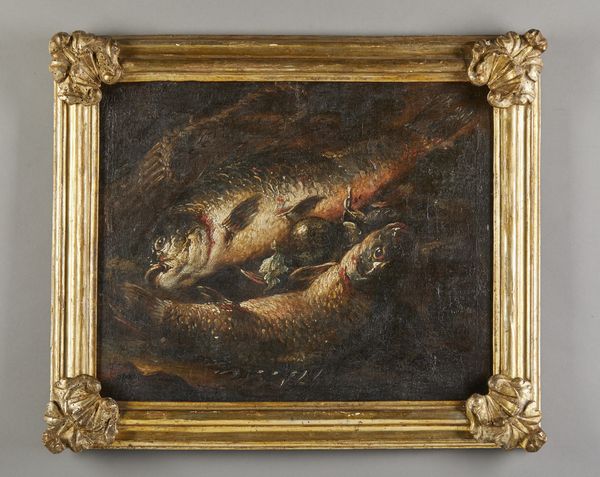 BOSELLI FELICE (1650 - 1732) : Natura morta con pesci  - Asta Asta 387 | ARTE ANTICA E DEL XIX SECOLO - DAL RINASCIMENTO AL SIMBOLISMO: OPERE DA COLLEZIONI ITALIANE Tradizionale - Associazione Nazionale - Case d'Asta italiane