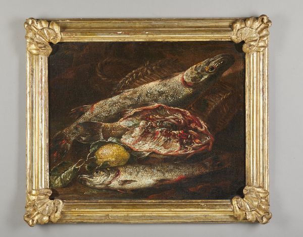 BOSELLI FELICE (1650 - 1732) : Natura morta con pesci e limone  - Asta Asta 387 | ARTE ANTICA E DEL XIX SECOLO - DAL RINASCIMENTO AL SIMBOLISMO: OPERE DA COLLEZIONI ITALIANE Tradizionale - Associazione Nazionale - Case d'Asta italiane