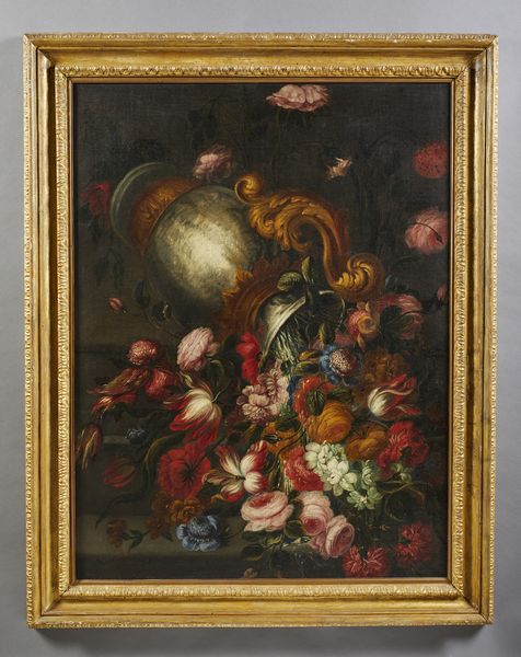 LOPEZ GASPARE (1650 - 1732) : Natura morta con vaso di fiori rovesciato  - Asta Asta 387 | ARTE ANTICA E DEL XIX SECOLO - DAL RINASCIMENTO AL SIMBOLISMO: OPERE DA COLLEZIONI ITALIANE Tradizionale - Associazione Nazionale - Case d'Asta italiane