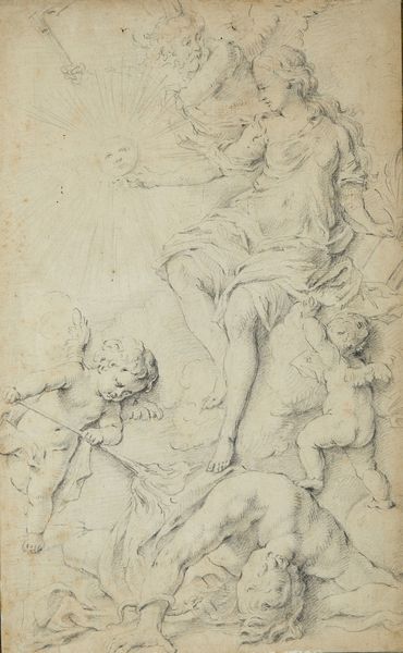 ARTISTA FRANCESE DEL XVIII SECOLO : Allegoria della disciplina  - Asta Asta 387 | ARTE ANTICA E DEL XIX SECOLO - DAL RINASCIMENTO AL SIMBOLISMO: OPERE DA COLLEZIONI ITALIANE Tradizionale - Associazione Nazionale - Case d'Asta italiane