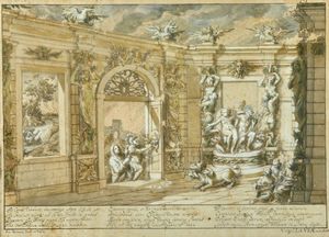 BRACCI PIETRO (1700 - 1773) - Episodio del libro VI dell'Eneide