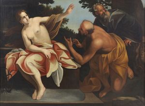 ARTISTA DEL XVII SECOLO - Susanna e i vecchioni