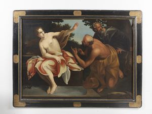 ARTISTA DEL XVII SECOLO : Susanna e i vecchioni  - Asta Asta 387 | ARTE ANTICA E DEL XIX SECOLO - DAL RINASCIMENTO AL SIMBOLISMO: OPERE DA COLLEZIONI ITALIANE Tradizionale - Associazione Nazionale - Case d'Asta italiane