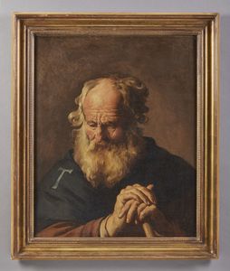 STOMER MATTHIAS (1600 - 1650) : Sant'Antonio Abate  - Asta Asta 387 | ARTE ANTICA E DEL XIX SECOLO - DAL RINASCIMENTO AL SIMBOLISMO: OPERE DA COLLEZIONI ITALIANE Tradizionale - Associazione Nazionale - Case d'Asta italiane