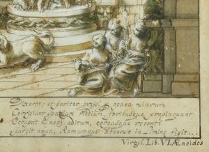 BRACCI PIETRO (1700 - 1773) : Episodio del libro VI dell'Eneide  - Asta Asta 387 | ARTE ANTICA E DEL XIX SECOLO - DAL RINASCIMENTO AL SIMBOLISMO: OPERE DA COLLEZIONI ITALIANE Tradizionale - Associazione Nazionale - Case d'Asta italiane