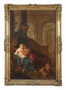 ARTISTA FRANCESE DEL XVIII SECOLO : Rinaldo e Armida  - Asta Asta 387 | ARTE ANTICA E DEL XIX SECOLO - DAL RINASCIMENTO AL SIMBOLISMO: OPERE DA COLLEZIONI ITALIANE Tradizionale - Associazione Nazionale - Case d'Asta italiane