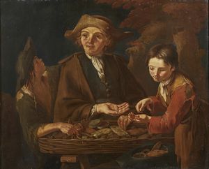 CIPPER DETTO IL TODESCHINI GIACOMO FRANCESCO   (1664 - 1736) - Venditore di pane