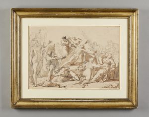 ARTISTA EMILIANO DEL XVIII SECOLO : Cristo issato sulla croce  - Asta Asta 387 | ARTE ANTICA E DEL XIX SECOLO - DAL RINASCIMENTO AL SIMBOLISMO: OPERE DA COLLEZIONI ITALIANE Tradizionale - Associazione Nazionale - Case d'Asta italiane