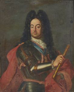 GORLA GIUSEPPE (1679 - 1753) - Attribuito a. Ritratto di Francesco Farnese, Duca di Parma e Piacenza