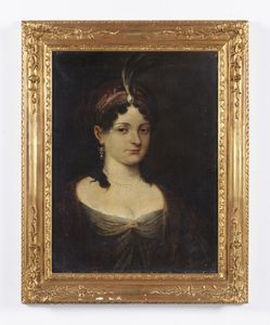 ARTISTA DEL XVIII SECOLO : Ritratto di nobildonna  - Asta Asta 387 | ARTE ANTICA E DEL XIX SECOLO - DAL RINASCIMENTO AL SIMBOLISMO: OPERE DA COLLEZIONI ITALIANE Tradizionale - Associazione Nazionale - Case d'Asta italiane
