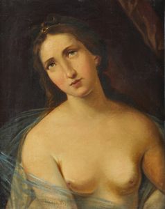 ARTISTA DEL XIX SECOLO : Figura femminile  - Asta Asta 387 | ARTE ANTICA E DEL XIX SECOLO - DAL RINASCIMENTO AL SIMBOLISMO: OPERE DA COLLEZIONI ITALIANE Tradizionale - Associazione Nazionale - Case d'Asta italiane