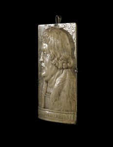 MANIFATTURA TEDESCA DEL XVI SECOLO : Ritratto di Willibald Pirckheimer  - Asta Asta 387 | ARTE ANTICA E DEL XIX SECOLO - DAL RINASCIMENTO AL SIMBOLISMO: OPERE DA COLLEZIONI ITALIANE Tradizionale - Associazione Nazionale - Case d'Asta italiane