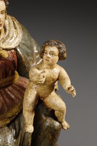 SCULTORE DELL'ITALIA SETTENTRIONALE DEL XVI SECOLO : Madonna con Bambino  - Asta Asta 387 | ARTE ANTICA E DEL XIX SECOLO - DAL RINASCIMENTO AL SIMBOLISMO: OPERE DA COLLEZIONI ITALIANE Tradizionale - Associazione Nazionale - Case d'Asta italiane