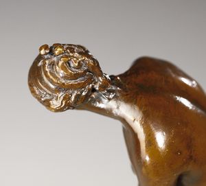 PRIEUR BARTHLEMY (1536 - 1611) : Figura femminile che si toglie una spina dal piede  - Asta Asta 387 | ARTE ANTICA E DEL XIX SECOLO - DAL RINASCIMENTO AL SIMBOLISMO: OPERE DA COLLEZIONI ITALIANE Tradizionale - Associazione Nazionale - Case d'Asta italiane