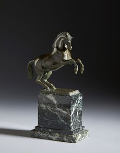 FANELLI FRANCESCO (1590 - 1653) : Dal modello di. Cavallo rampante  - Asta Asta 387 | ARTE ANTICA E DEL XIX SECOLO - DAL RINASCIMENTO AL SIMBOLISMO: OPERE DA COLLEZIONI ITALIANE Tradizionale - Associazione Nazionale - Case d'Asta italiane