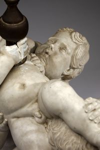 SCULTORE DEL XVII SECOLO : Gruppo scultoreo raffigurante tre putti adattato a fontana  - Asta Asta 387 | ARTE ANTICA E DEL XIX SECOLO - DAL RINASCIMENTO AL SIMBOLISMO: OPERE DA COLLEZIONI ITALIANE Tradizionale - Associazione Nazionale - Case d'Asta italiane