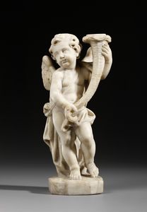 MAZZUOLI GIUSEPPE (1644 - 1725) - Bottega di. Angelo con cornucopia