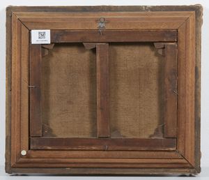 INNOCENTI GUGLIELMO (1871 - 1961) : Giocatori di carte in un paesaggio  - Asta Asta 387 | ARTE ANTICA E DEL XIX SECOLO - DAL RINASCIMENTO AL SIMBOLISMO: OPERE DA COLLEZIONI ITALIANE Tradizionale - Associazione Nazionale - Case d'Asta italiane