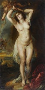 BERKOWSKI (1857-?) CLARA - Perseo che libera Andromeda