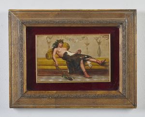 ESTIENNE GIOVANNI (1848 - 1911) : Baccante  - Asta Asta 387 | ARTE ANTICA E DEL XIX SECOLO - DAL RINASCIMENTO AL SIMBOLISMO: OPERE DA COLLEZIONI ITALIANE Tradizionale - Associazione Nazionale - Case d'Asta italiane