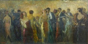 LABELLA VINCENZO (1872 - 1954) - Serata mondana