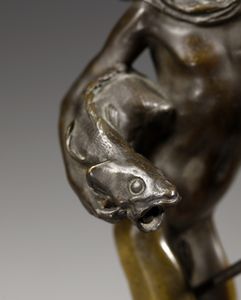 GEMITO VINCENZO (1852 - 1929) : Giovinezza di Nettuno  - Asta Asta 387 | ARTE ANTICA E DEL XIX SECOLO - DAL RINASCIMENTO AL SIMBOLISMO: OPERE DA COLLEZIONI ITALIANE Tradizionale - Associazione Nazionale - Case d'Asta italiane