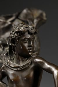 GEMITO VINCENZO (1852 - 1929) : Giovinezza di Nettuno  - Asta Asta 387 | ARTE ANTICA E DEL XIX SECOLO - DAL RINASCIMENTO AL SIMBOLISMO: OPERE DA COLLEZIONI ITALIANE Tradizionale - Associazione Nazionale - Case d'Asta italiane