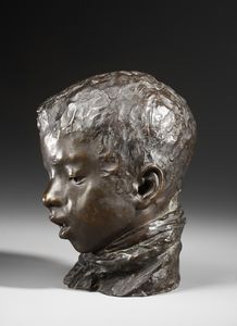 GEMITO VINCENZO (1852 - 1929) : Malatiello  - Asta Asta 387 | ARTE ANTICA E DEL XIX SECOLO - DAL RINASCIMENTO AL SIMBOLISMO: OPERE DA COLLEZIONI ITALIANE Tradizionale - Associazione Nazionale - Case d'Asta italiane