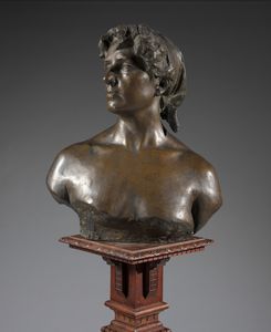 CASSI ENRICO (1863 - 1913) : Donna lombarda  - Asta Asta 387 | ARTE ANTICA E DEL XIX SECOLO - DAL RINASCIMENTO AL SIMBOLISMO: OPERE DA COLLEZIONI ITALIANE Tradizionale - Associazione Nazionale - Case d'Asta italiane