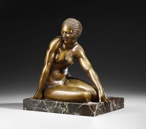 GUIRAUD-RIVIRE MAURICE (1881 - 1947) - Nudo femminile