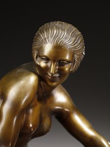 GUIRAUD-RIVIRE MAURICE (1881 - 1947) : Nudo femminile  - Asta Asta 387 | ARTE ANTICA E DEL XIX SECOLO - DAL RINASCIMENTO AL SIMBOLISMO: OPERE DA COLLEZIONI ITALIANE Tradizionale - Associazione Nazionale - Case d'Asta italiane