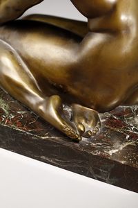 GUIRAUD-RIVIRE MAURICE (1881 - 1947) : Nudo femminile  - Asta Asta 387 | ARTE ANTICA E DEL XIX SECOLO - DAL RINASCIMENTO AL SIMBOLISMO: OPERE DA COLLEZIONI ITALIANE Tradizionale - Associazione Nazionale - Case d'Asta italiane