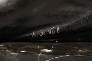 DE VAL ANTONIO (1895 - 1977) : Figura velata  - Asta Asta 387 | ARTE ANTICA E DEL XIX SECOLO - DAL RINASCIMENTO AL SIMBOLISMO: OPERE DA COLLEZIONI ITALIANE Tradizionale - Associazione Nazionale - Case d'Asta italiane