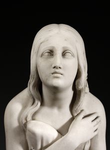 CROFF GIUSEPPE (1810 - 1869) : Maddalena penitente  - Asta Asta 387 | ARTE ANTICA E DEL XIX SECOLO - DAL RINASCIMENTO AL SIMBOLISMO: OPERE DA COLLEZIONI ITALIANE Tradizionale - Associazione Nazionale - Case d'Asta italiane