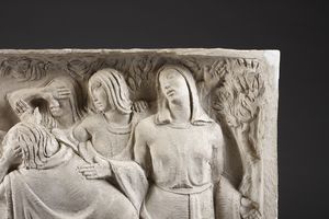 BIGGI ANTONIO (1904 - 1966) : Salita al Calvario  - Asta Asta 387 | ARTE ANTICA E DEL XIX SECOLO - DAL RINASCIMENTO AL SIMBOLISMO: OPERE DA COLLEZIONI ITALIANE Tradizionale - Associazione Nazionale - Case d'Asta italiane