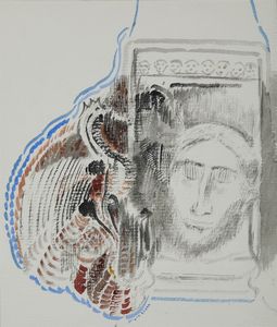 REDON ODILON (1840 - 1916) - Les yeux clos