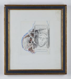 REDON ODILON (1840 - 1916) : Les yeux clos  - Asta Asta 387 | ARTE ANTICA E DEL XIX SECOLO - DAL RINASCIMENTO AL SIMBOLISMO: OPERE DA COLLEZIONI ITALIANE Tradizionale - Associazione Nazionale - Case d'Asta italiane