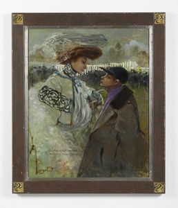 MOSSA GUSTAV-ADOLF (1883 - 1971) : Dama elegante e fantino  - Asta Asta 387 | ARTE ANTICA E DEL XIX SECOLO - DAL RINASCIMENTO AL SIMBOLISMO: OPERE DA COLLEZIONI ITALIANE Tradizionale - Associazione Nazionale - Case d'Asta italiane