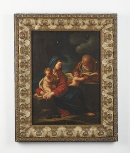 ARTISTA DEL XVI-XVII SECOLO : Sacra Famiglia  - Asta Asta 387 | ARTE ANTICA E DEL XIX SECOLO - DAL RINASCIMENTO AL SIMBOLISMO: OPERE DA COLLEZIONI ITALIANE Tradizionale - Associazione Nazionale - Case d'Asta italiane