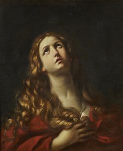 ARTISTA EMILIANO DEL XVII SECOLO - Maddalena penitente