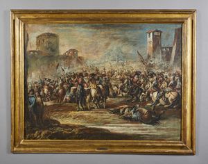 SIMONINI FRANCESCO (1686 - 1753) : Scena di battaglia  - Asta Asta 387 | ARTE ANTICA E DEL XIX SECOLO - DAL RINASCIMENTO AL SIMBOLISMO: OPERE DA COLLEZIONI ITALIANE Tradizionale - Associazione Nazionale - Case d'Asta italiane