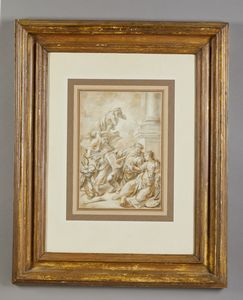 MARCHESI DETTO IL SANSONE GIUSEPPE (1699 - 1771) : Attribuito a. Allegoria della Pittura  - Asta Asta 387 | ARTE ANTICA E DEL XIX SECOLO - DAL RINASCIMENTO AL SIMBOLISMO: OPERE DA COLLEZIONI ITALIANE Tradizionale - Associazione Nazionale - Case d'Asta italiane