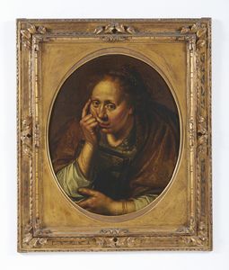 ARTISTA FIAMMINGO DEL XVII SECOLO : Figura femminile con libro  - Asta Asta 387 | ARTE ANTICA E DEL XIX SECOLO - DAL RINASCIMENTO AL SIMBOLISMO: OPERE DA COLLEZIONI ITALIANE Tradizionale - Associazione Nazionale - Case d'Asta italiane