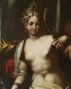 CERVELLI FEDERICO (1642 - 1696) : Prudenza tra Vittoria e Giustizia  - Asta Asta 387 | ARTE ANTICA E DEL XIX SECOLO - DAL RINASCIMENTO AL SIMBOLISMO: OPERE DA COLLEZIONI ITALIANE Tradizionale - Associazione Nazionale - Case d'Asta italiane