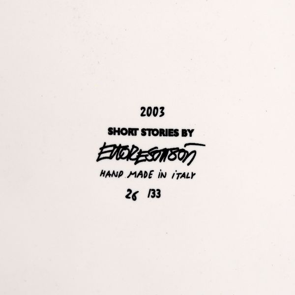SOTTSASS ETTORE (1917 - 2007) : Dalla serie Short Stories. Merlo.  - Asta Asta 388 | ARTE MODERNA E CONTEMPORANEA Tradizionale - Associazione Nazionale - Case d'Asta italiane