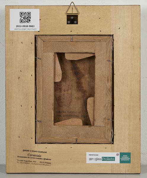 FILLIA (LUIGI COLOMBO) (1904 - 1936) : Valori plastici di una ballerina.  - Asta Asta 388 | ARTE MODERNA E CONTEMPORANEA Tradizionale - Associazione Nazionale - Case d'Asta italiane